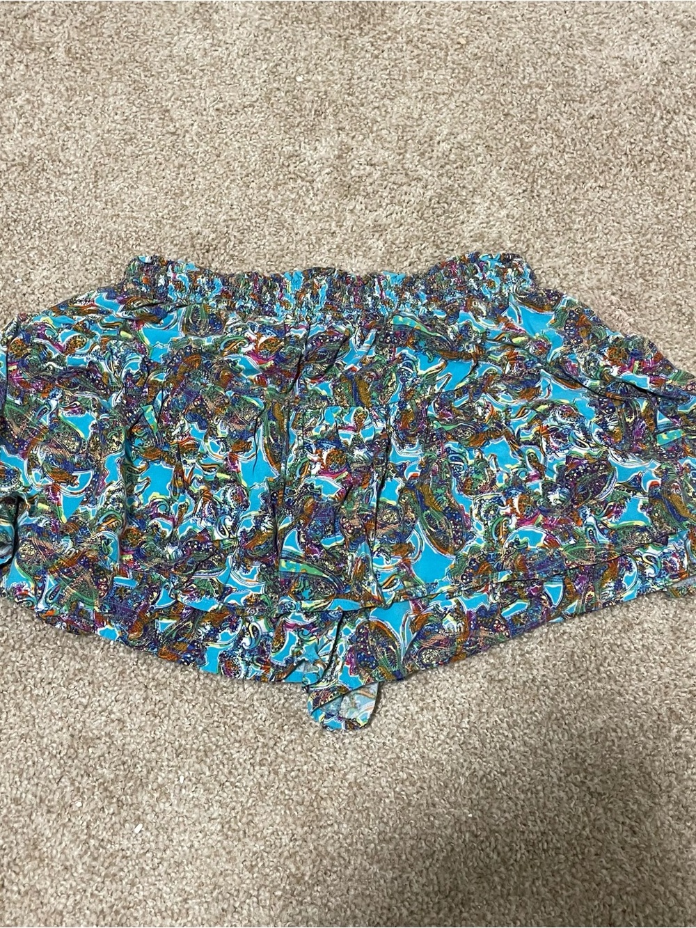 wild fable Turquoise Paisley Print Women’s Skort